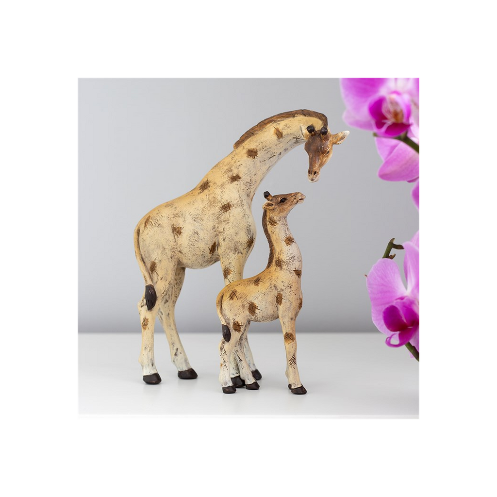 Stand Tall Giraffe Mother and Baby Ornament
