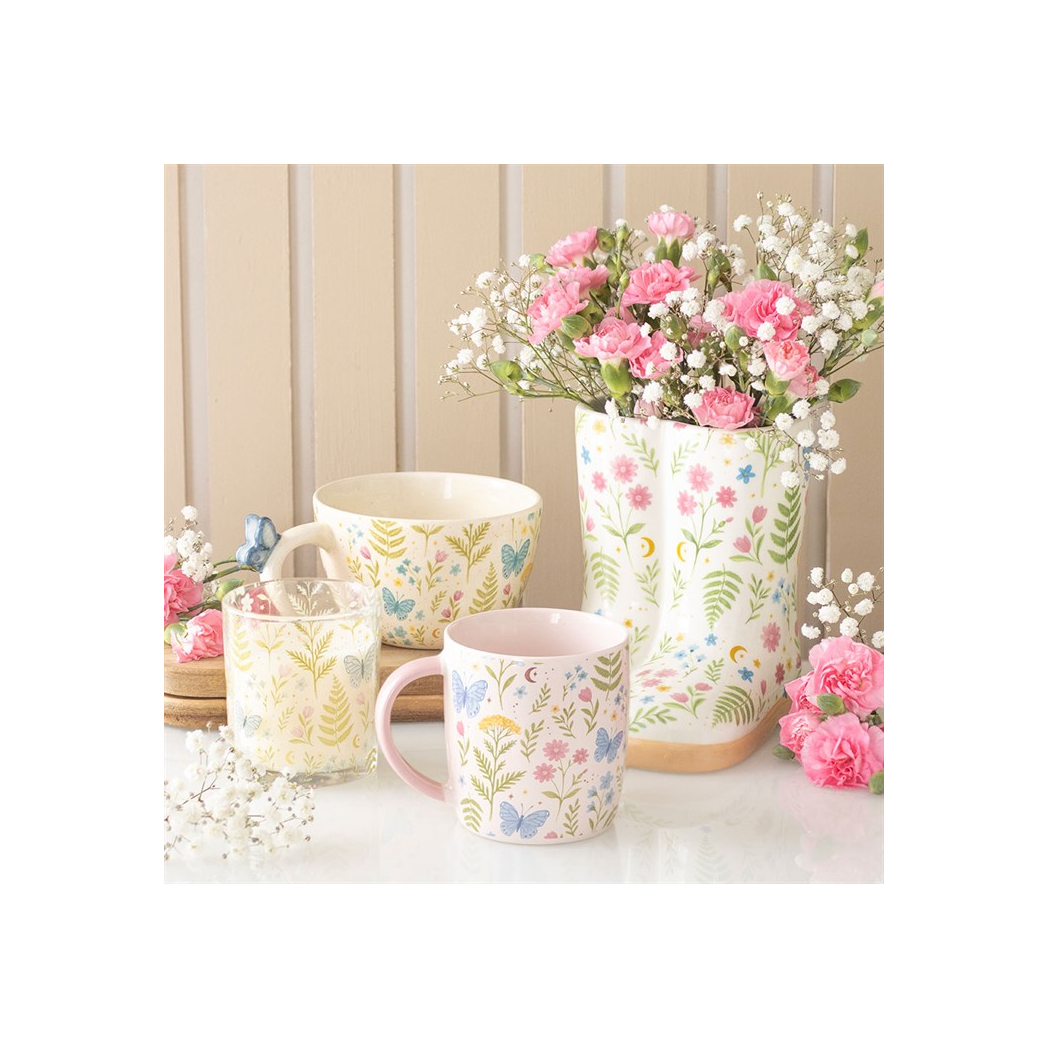 Luna Bloom Floral Print Mug