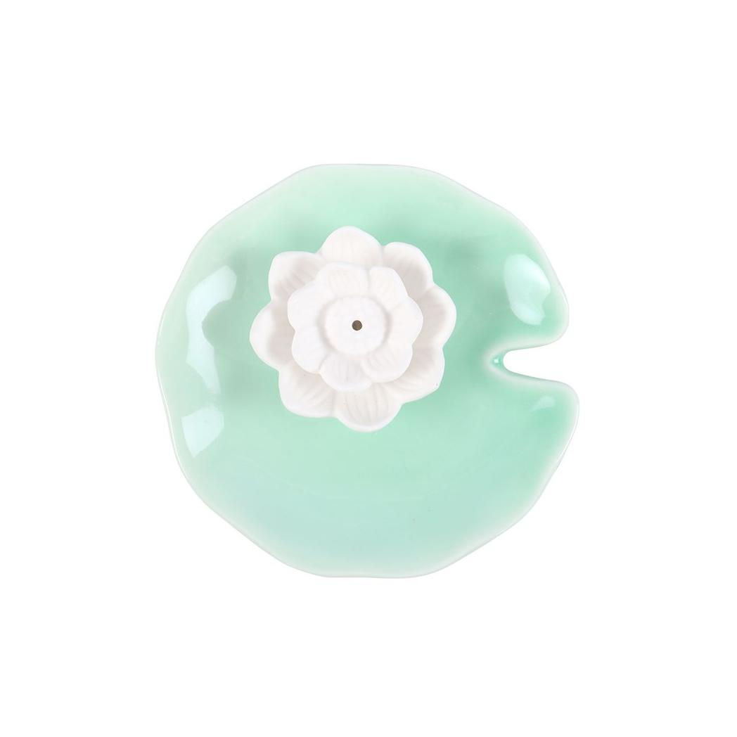 Lotus Flower Incense Stick Holder and Trinket Dish