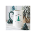 Farm Fresh Christmas Trees Ceramic Flower Jug