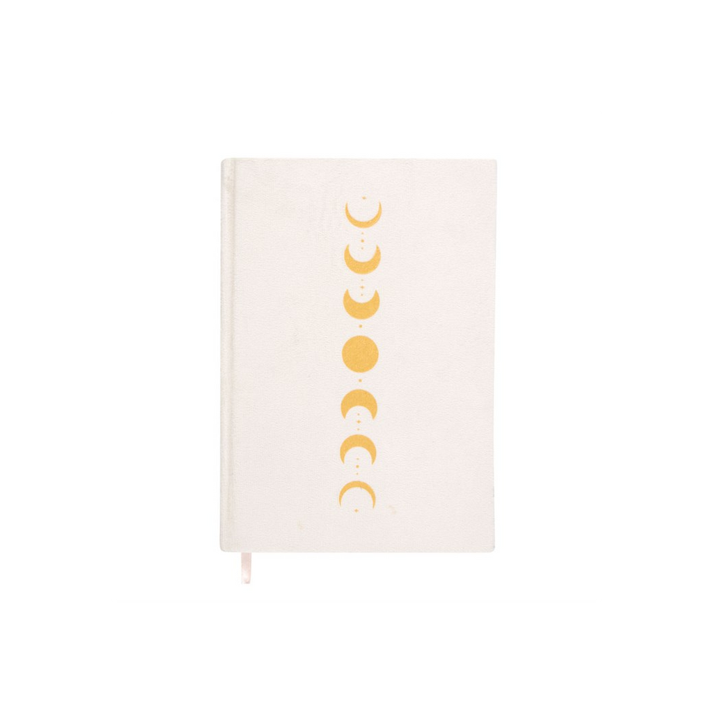 Moon Phase Velvet A5 Notebook