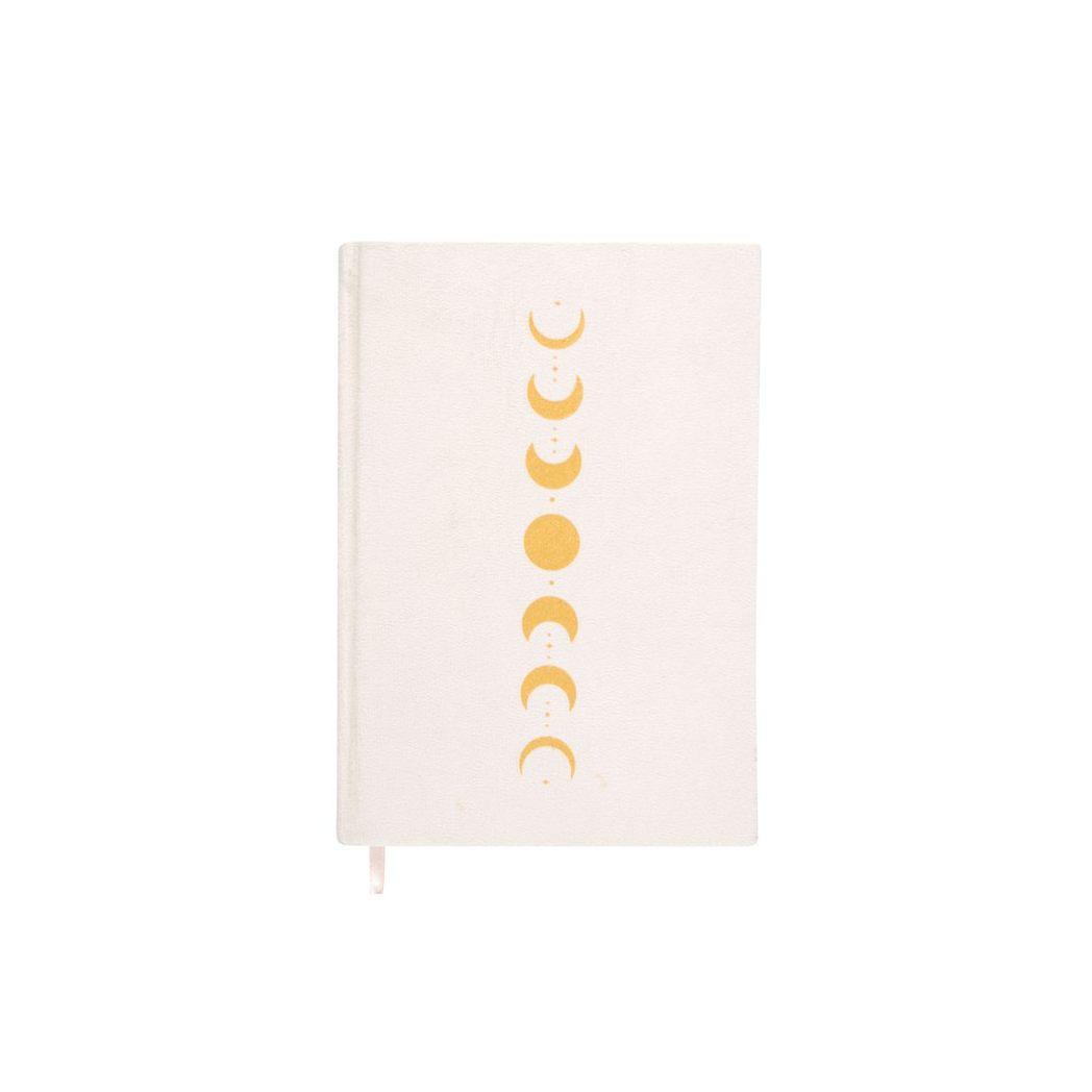 Moon Phase Velvet A5 Notebook