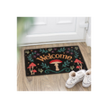 Black Mushroom Welcome Doormat