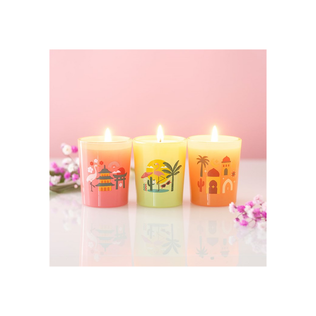 Scents Around the World Scented Candle Trio
