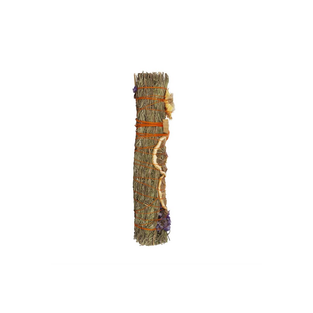 9in Ritual Wand Smudge Stick with Rosemary, Lavender, and Orange