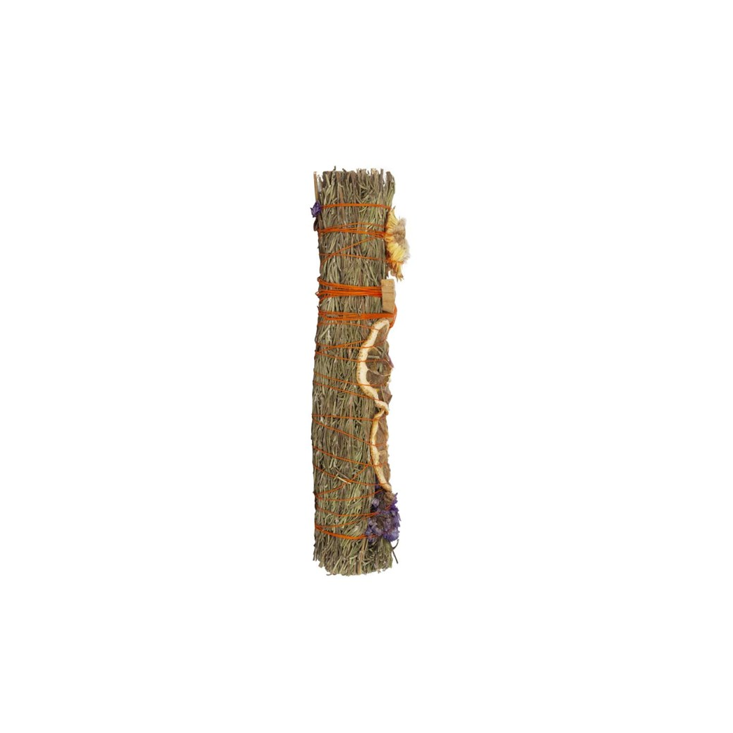 9in Ritual Wand Smudge Stick with Rosemary, Lavender, and Orange