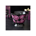 Dark Romance Floral Print Teacup