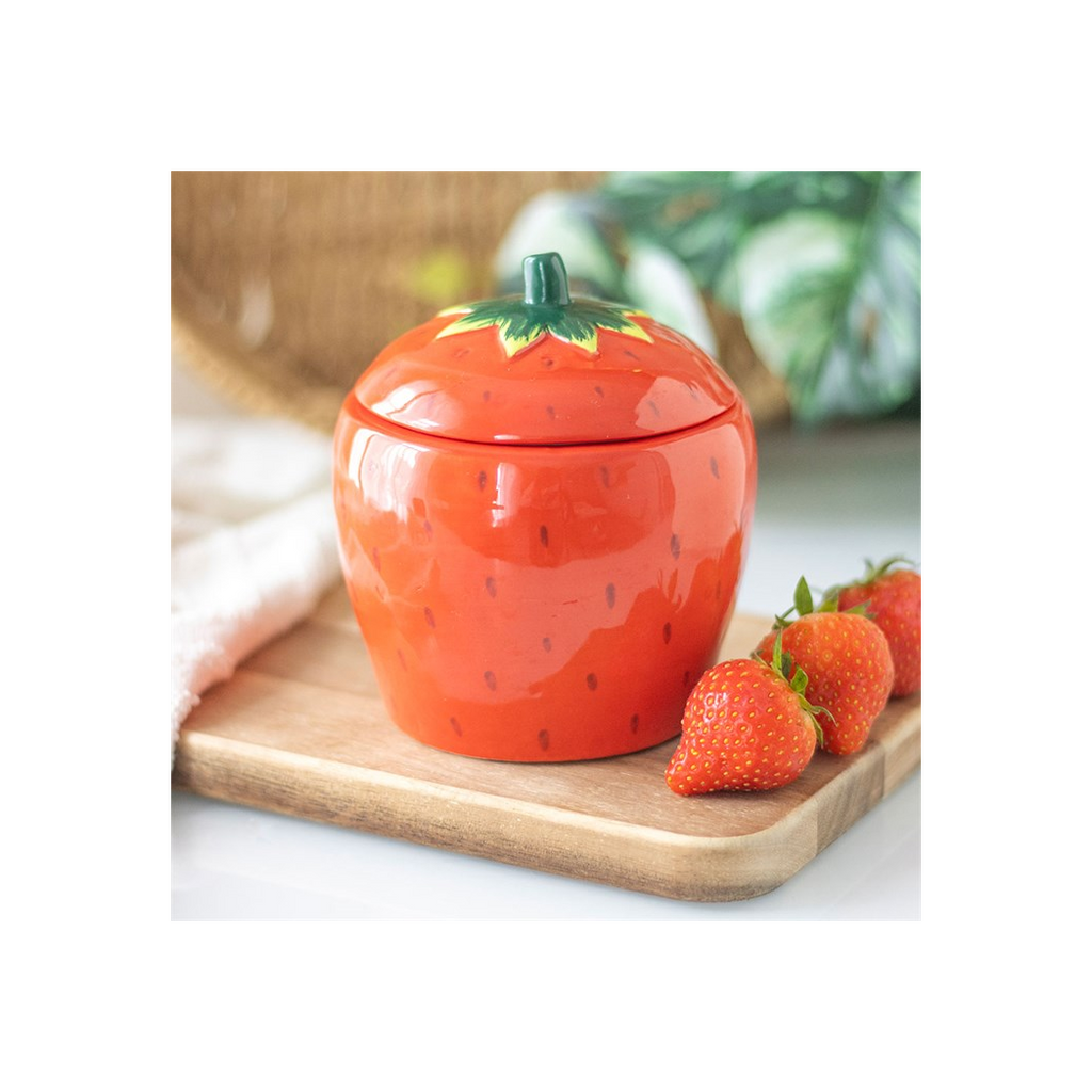 Strawberry Shaped Candle Jar