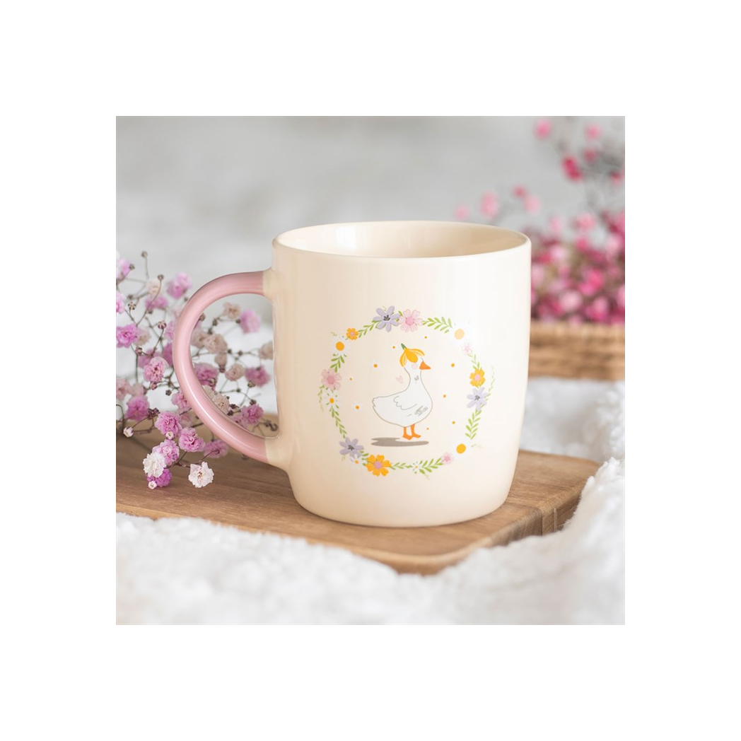 Floral Duck Mug