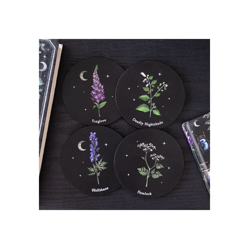 Poisonous Plants Coaster Set
