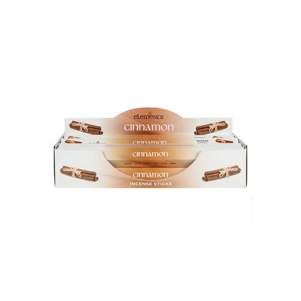 Set of 6 Packets of Elements Cinnamon Incense Sticks