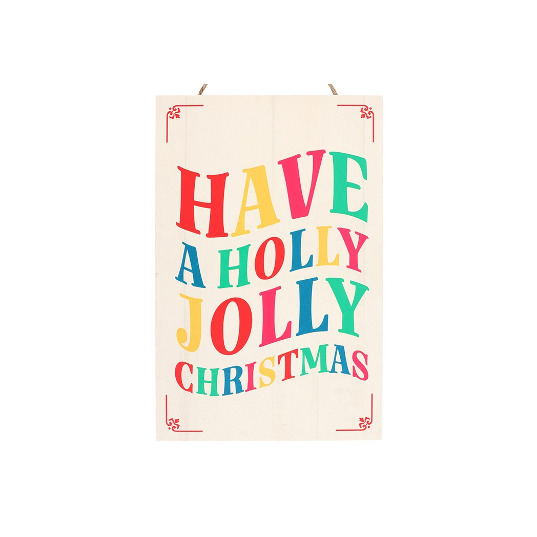 Have a Holly Jolly Christmas Hanging Sign