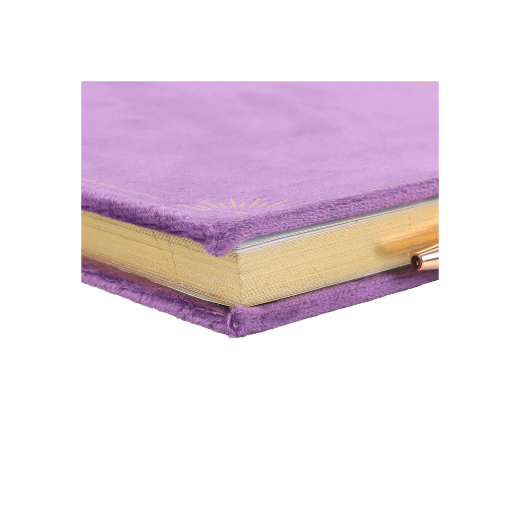 Book of Spells Journal with Amethyst Crystal Pen