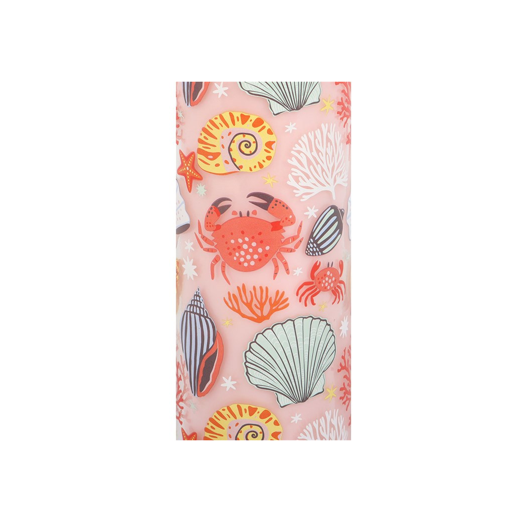 Pastel Shell Print Coconut & Sea Salt Tube Candle