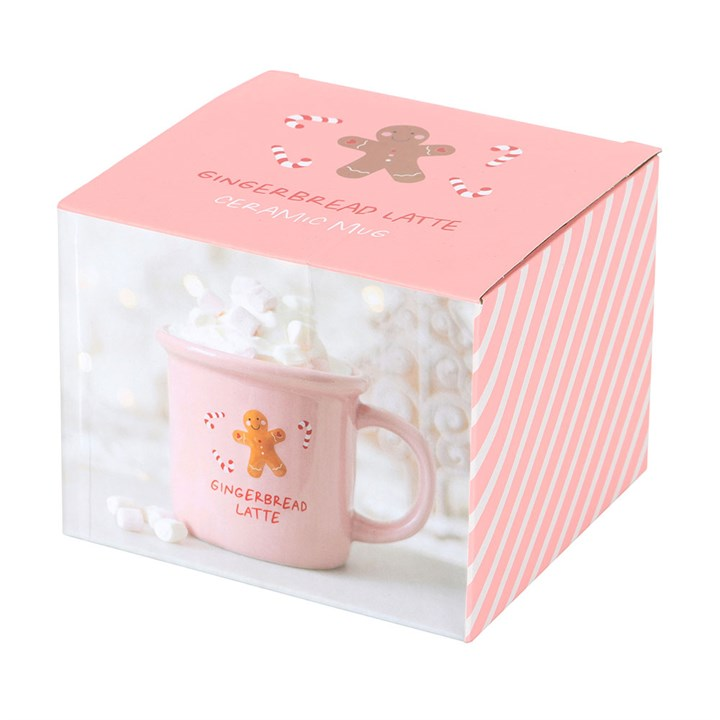 Pink Gingerbread Latte Mug