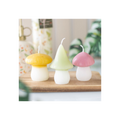 Set of 3 Pastel Mushroom Candles