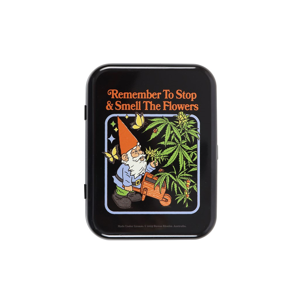Smell the Flowers Stash Tin by Steven Rhodes