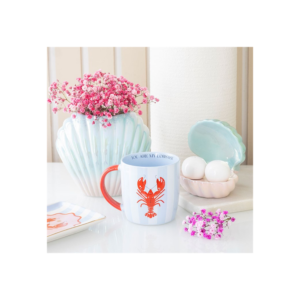 You Are My Lobster Striped Mug