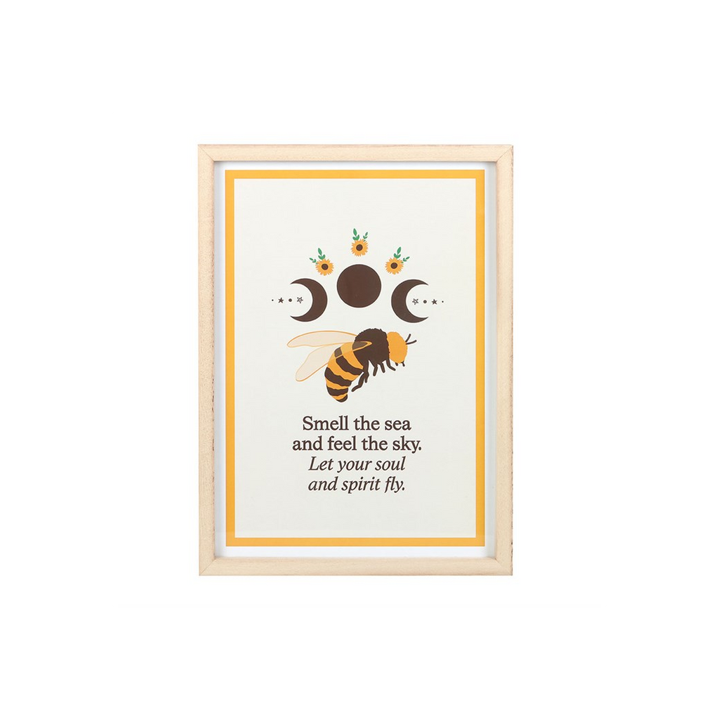 Bee Radiant Bee Framed Wall Art Print