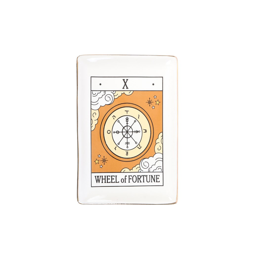 The Wheel of Fortune Vintage Tarot Trinket Dish