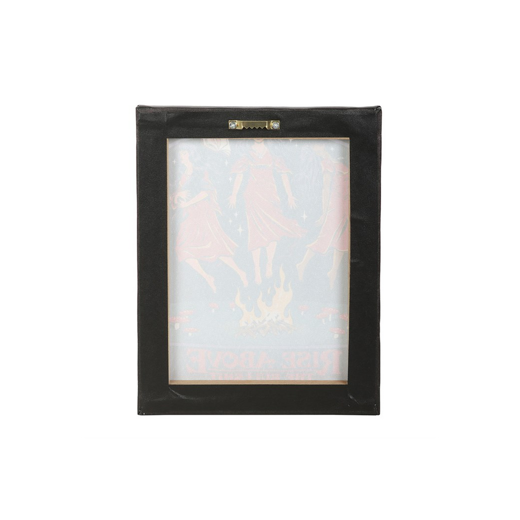 19x25cm Rise Above the Bullshit Canvas Plaque by Steven Rhodes