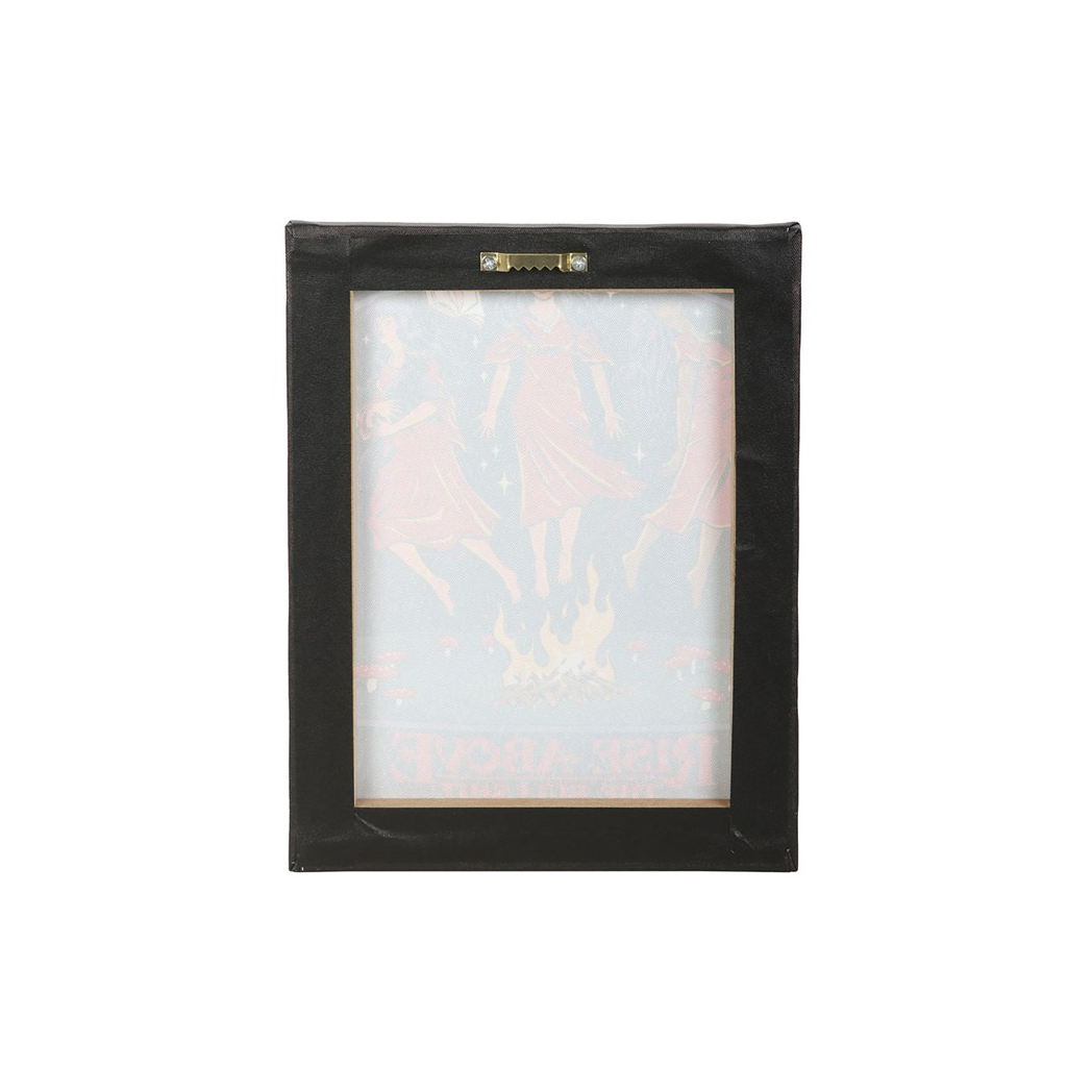 19x25cm Rise Above the Bullshit Canvas Plaque by Steven Rhodes