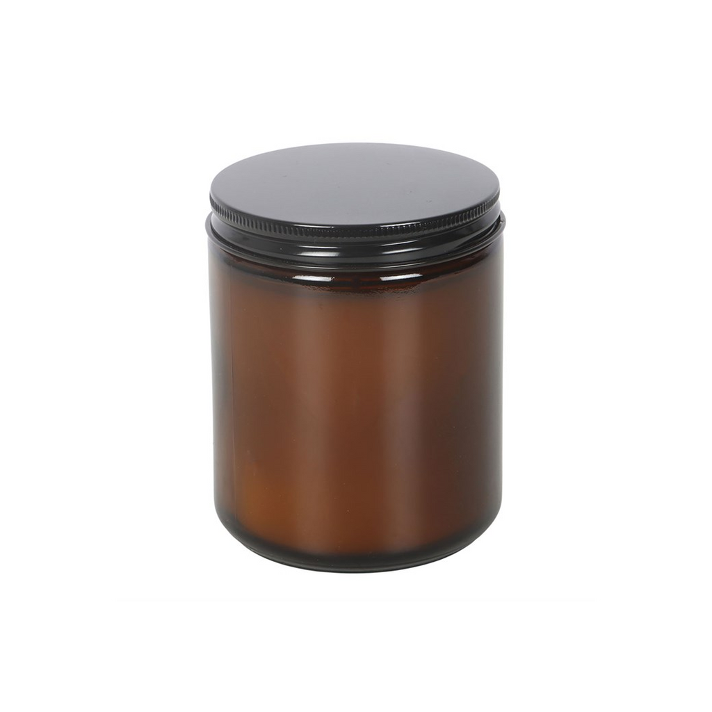 Mystic Moon Sage & Lavender Amber Glass Candle