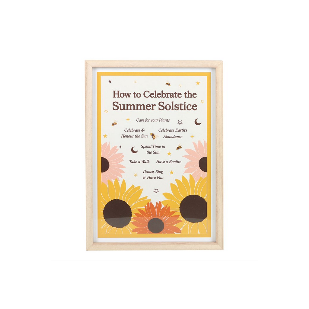 How to Celebrate the Summer Solstice Framed Wall Art Print