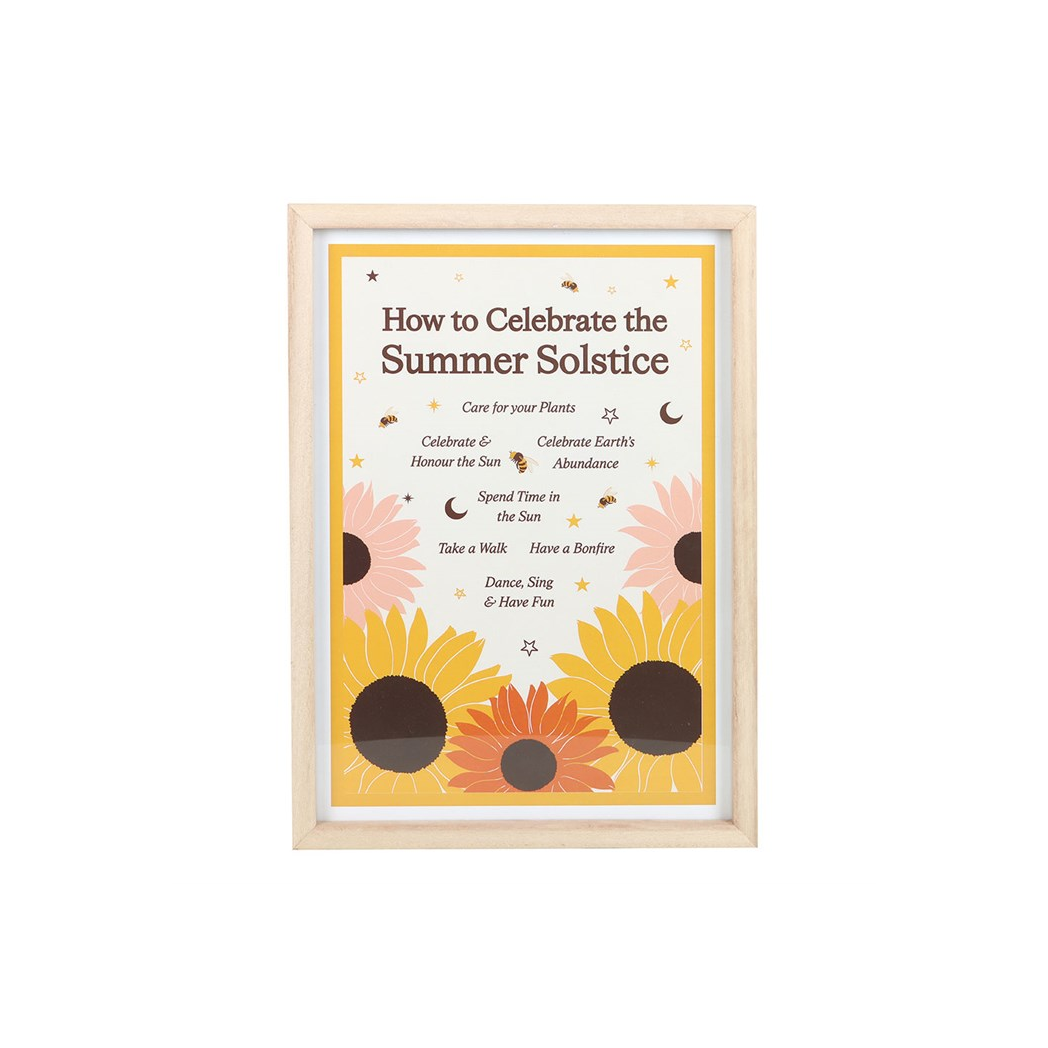 How to Celebrate the Summer Solstice Framed Wall Art Print