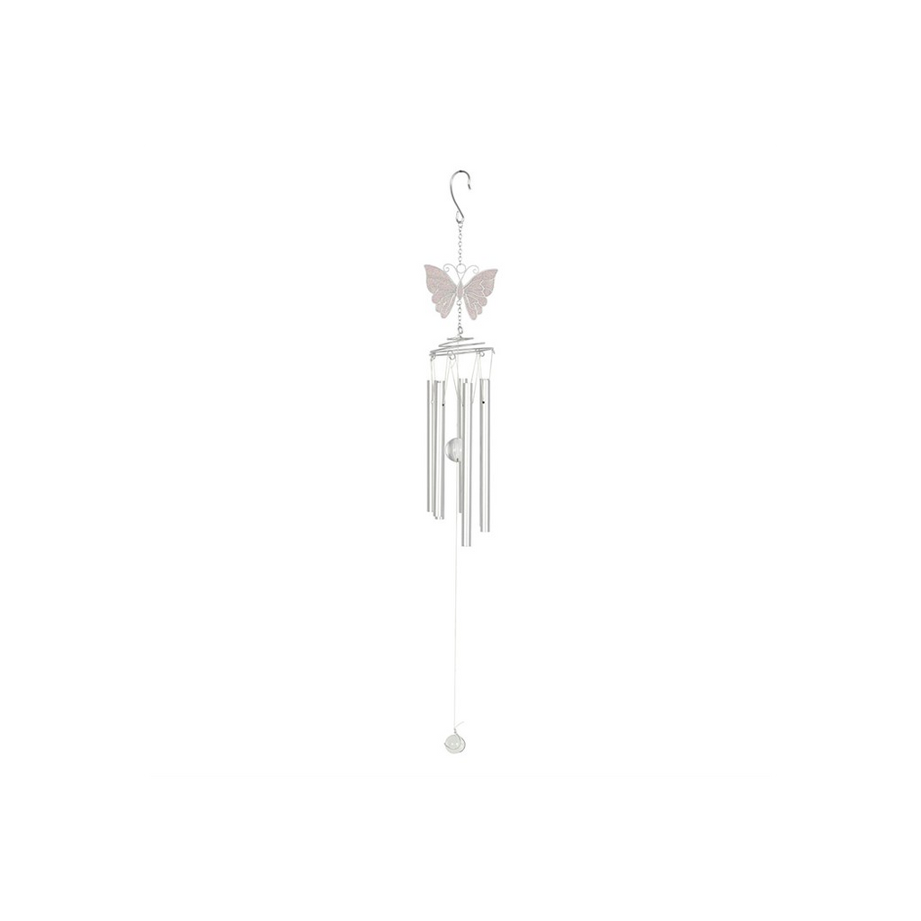White Butterfly Windchime