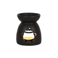 Black Cauldron Cut Out Oil Burner