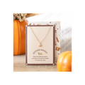 Pumpkin Necklace on Greeting Card