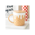 Waffle Mug and Coaster Set