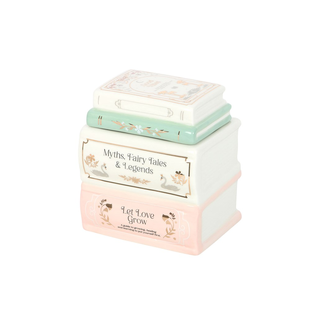 Book Stack Oil Burner and Wax Warmer