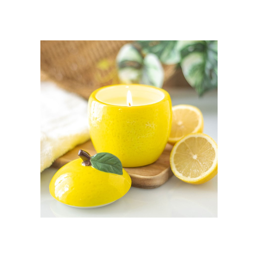 Lemon Shaped Candle Jar