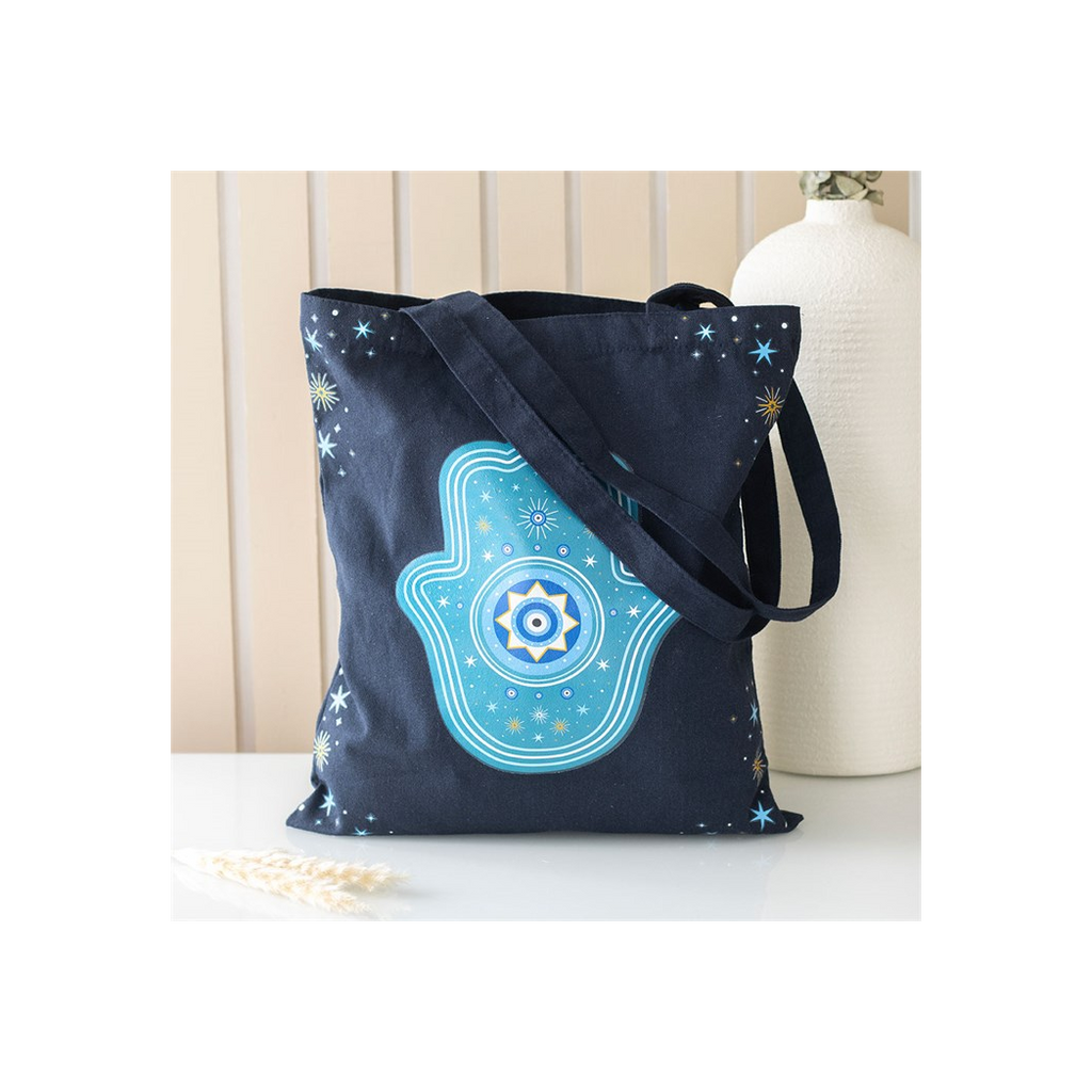 Hand of Hamsa Polycotton Tote Bag