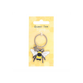 Queen Bee Enamel Keyring