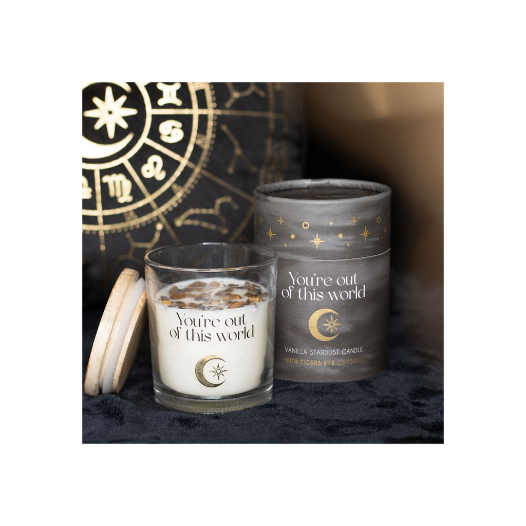 Vanilla Stardust Crystal Chip Candle