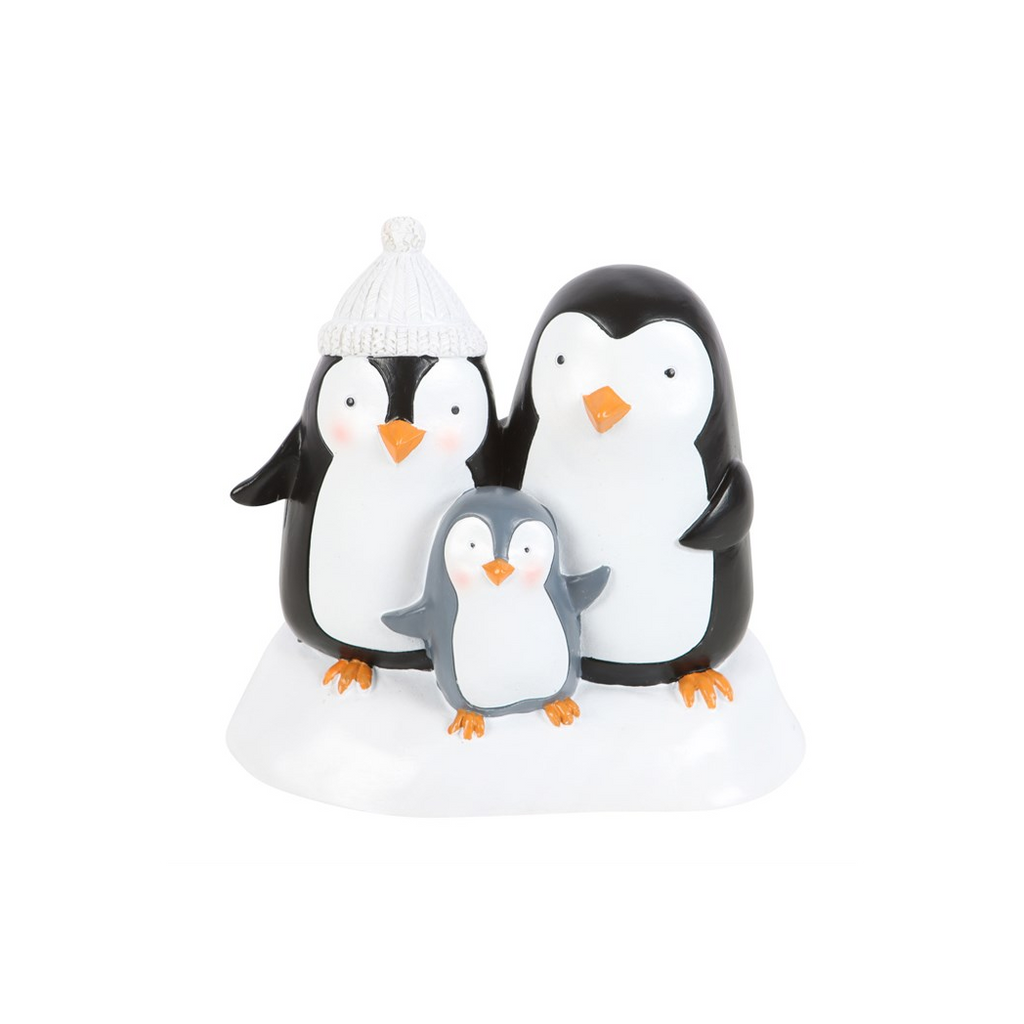 Penguin Family Resin Ornament