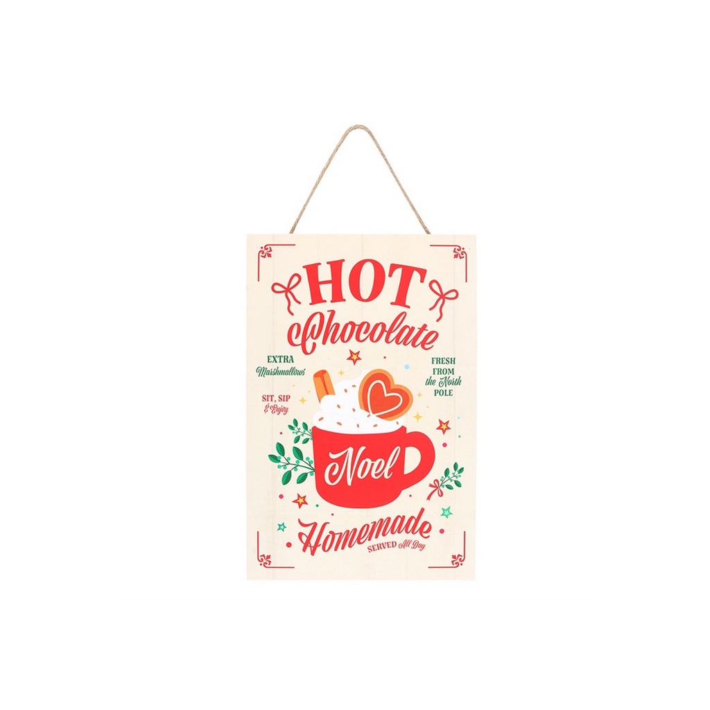 Homemade Hot Chocolate Hanging Sign