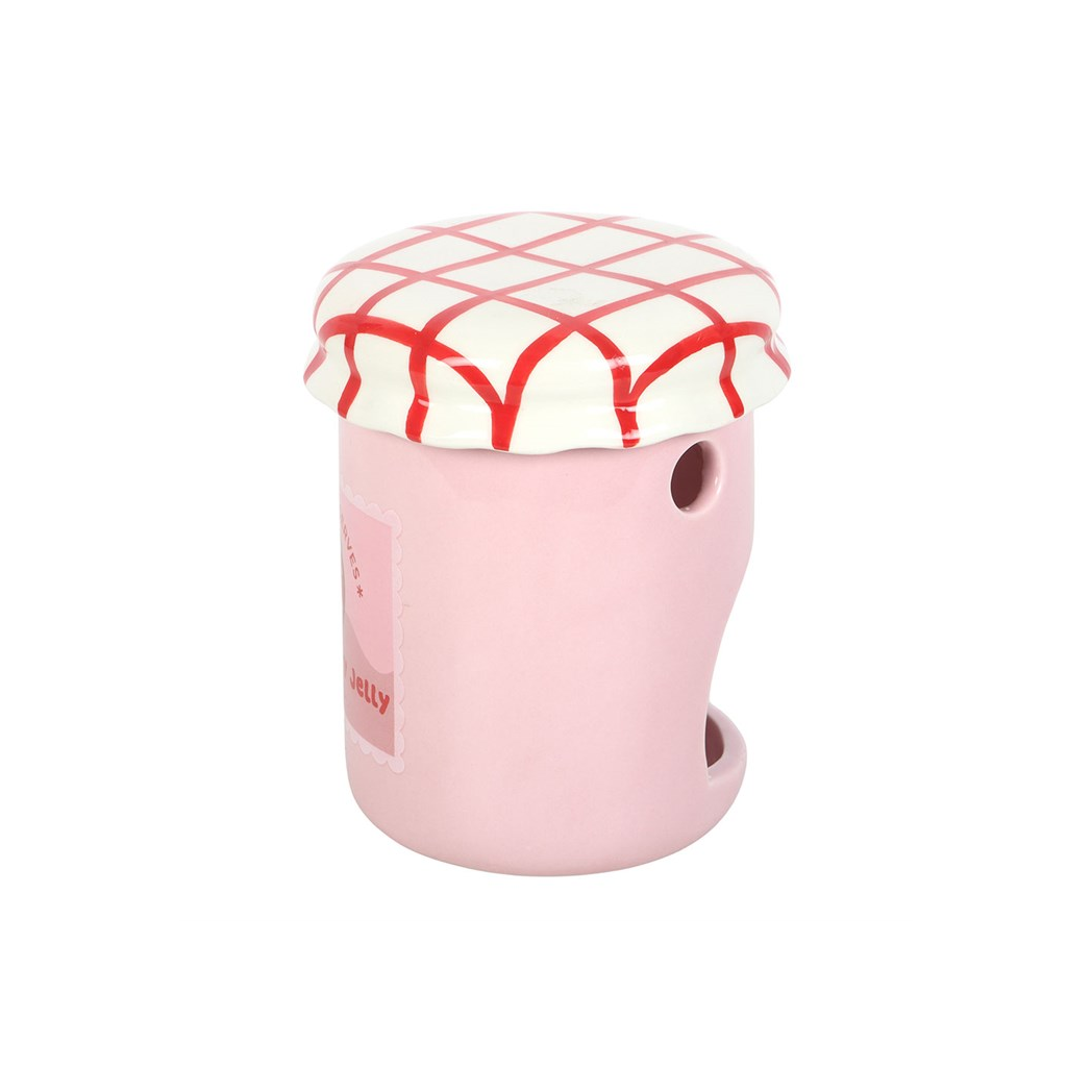 Strawberry Jelly Jar Oil Burner and Wax Warmer