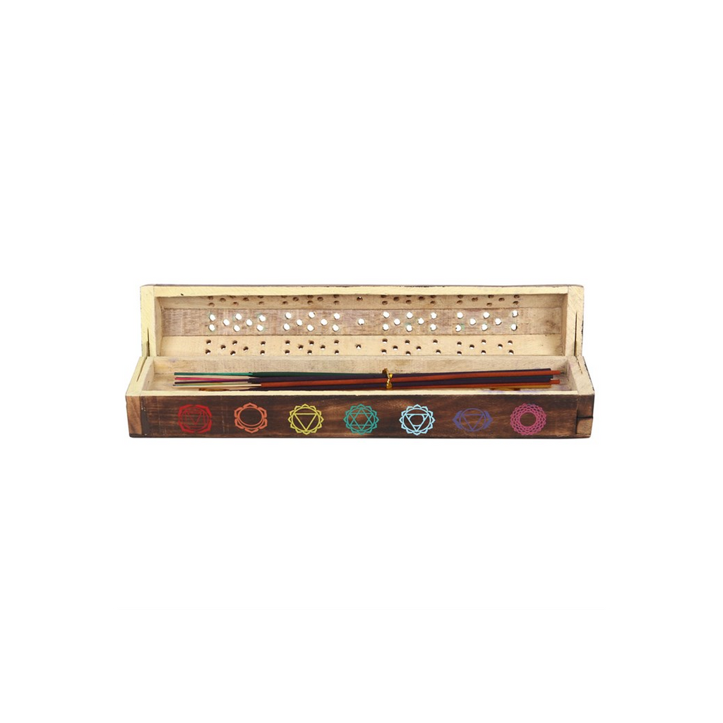 Chakra Wooden Mixed Incense Box Set