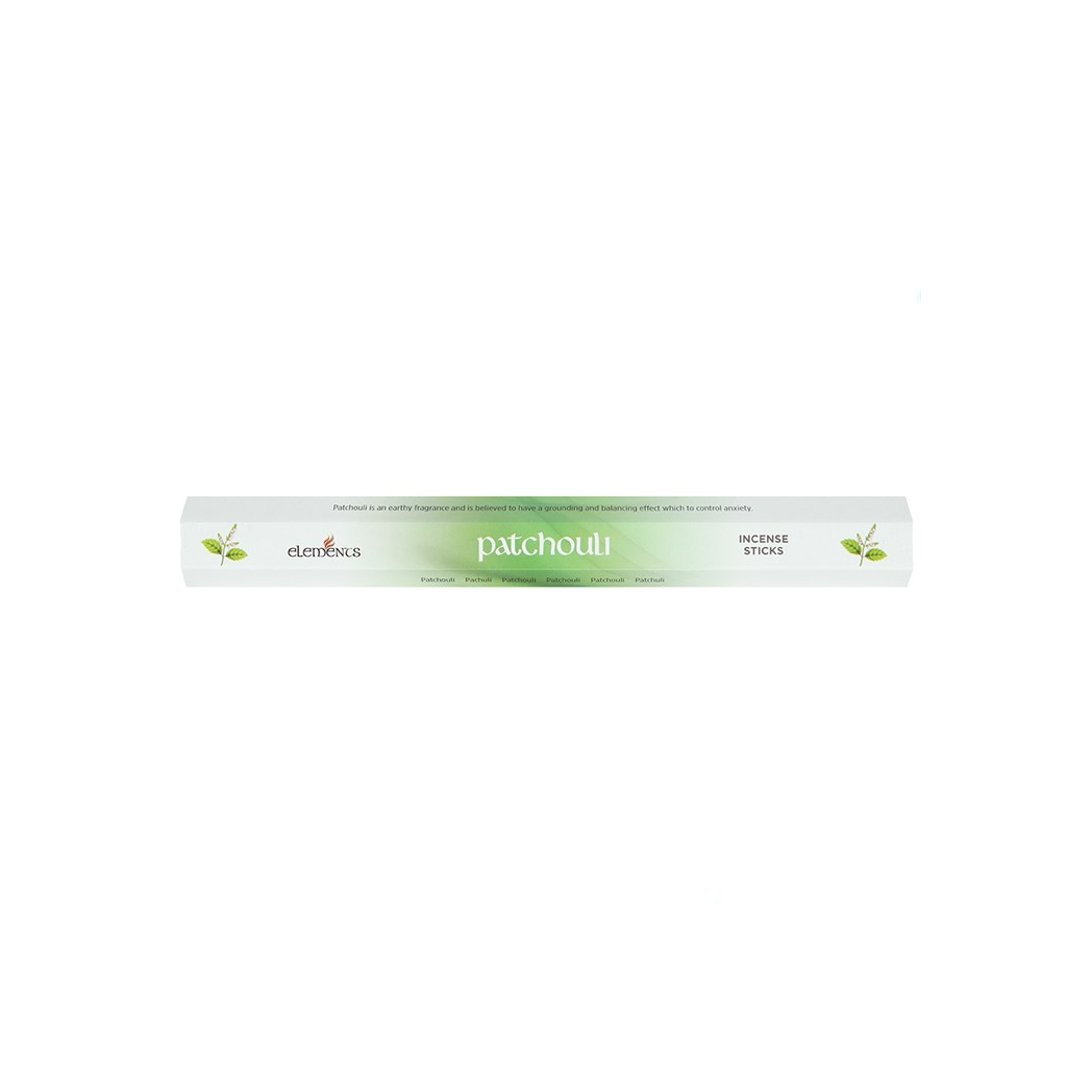 Set of 6 Packets of Elements Patchouli Incense Sticks