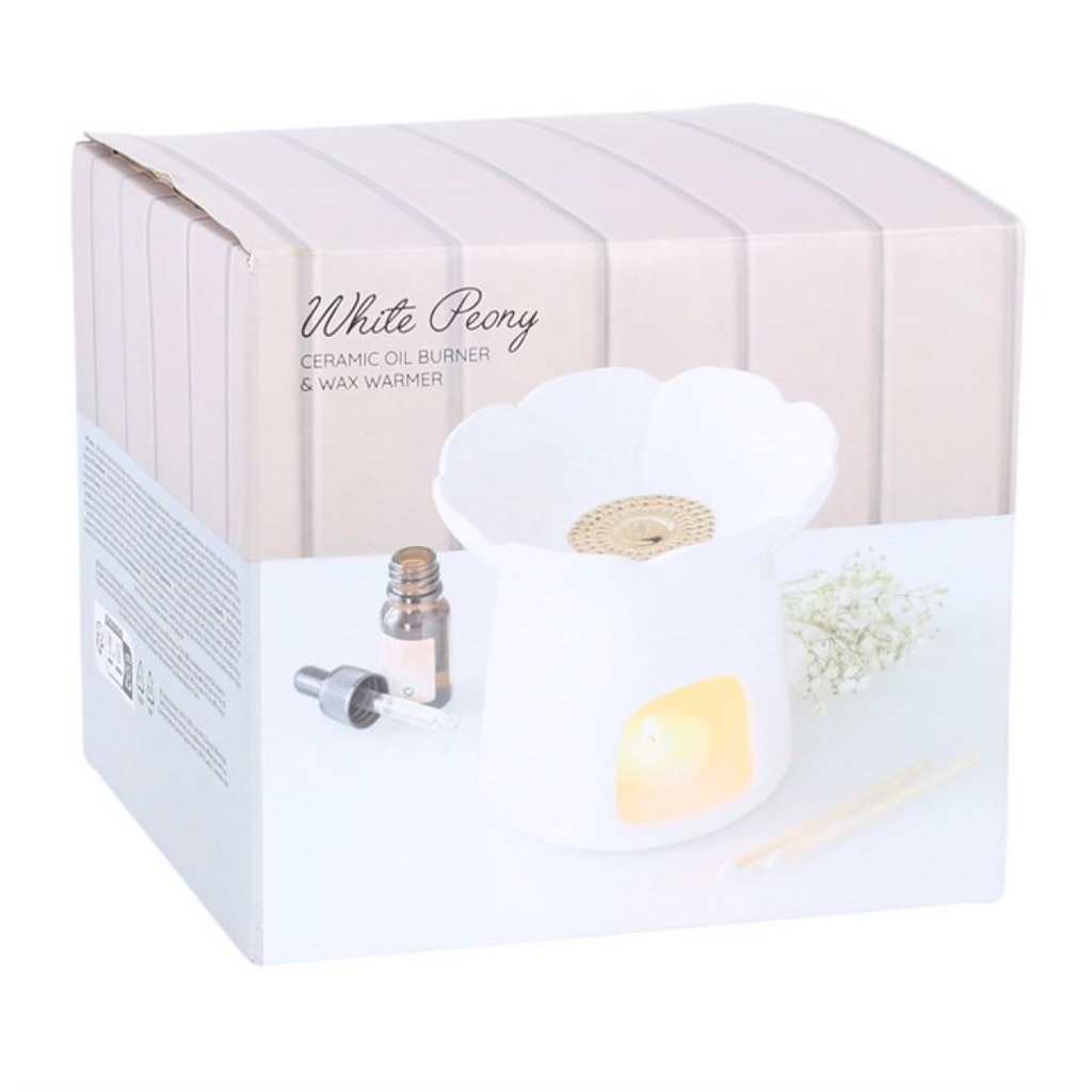 Peony Oil Burner and Wax Warmer