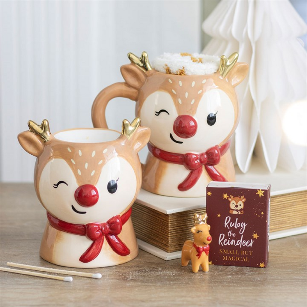 Ruby the Reindeer Mug and Socks Set