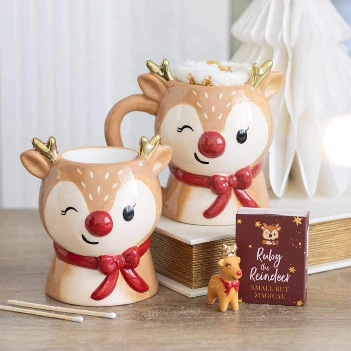 Ruby the Reindeer Mug and Socks Set