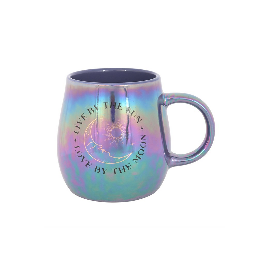Live by the Sun Love by the Moon Iridescent Mug