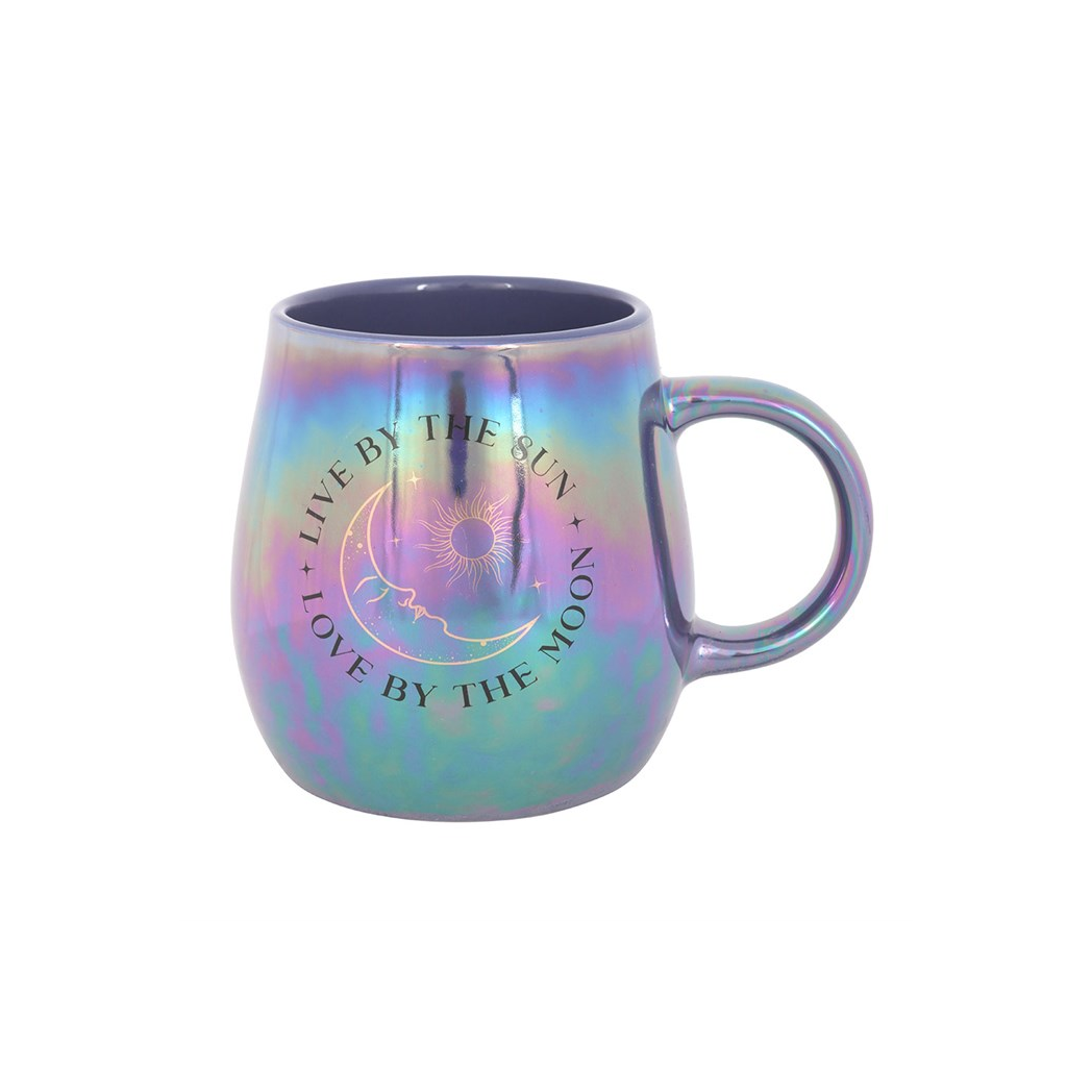 Live by the Sun Love by the Moon Iridescent Mug