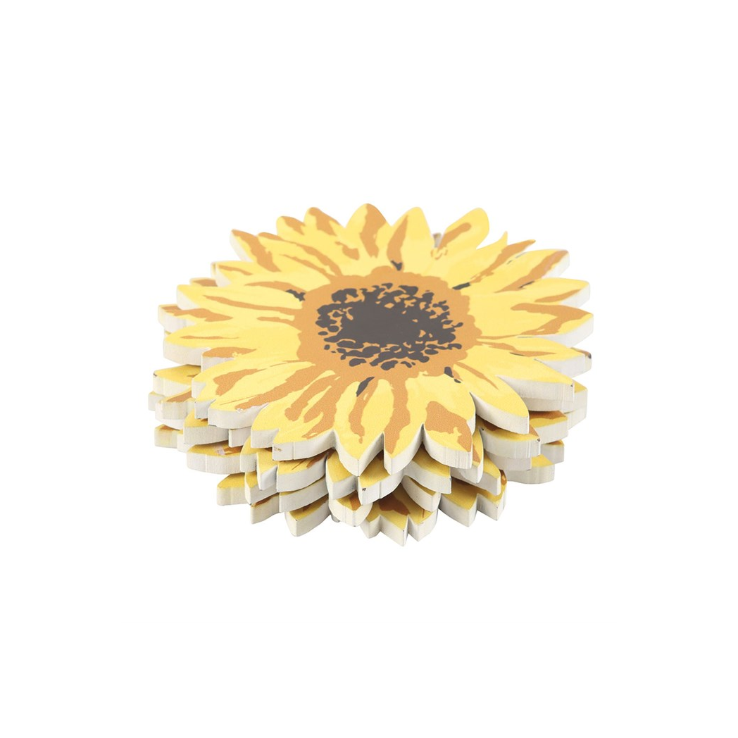 Sunflower Coaster Set