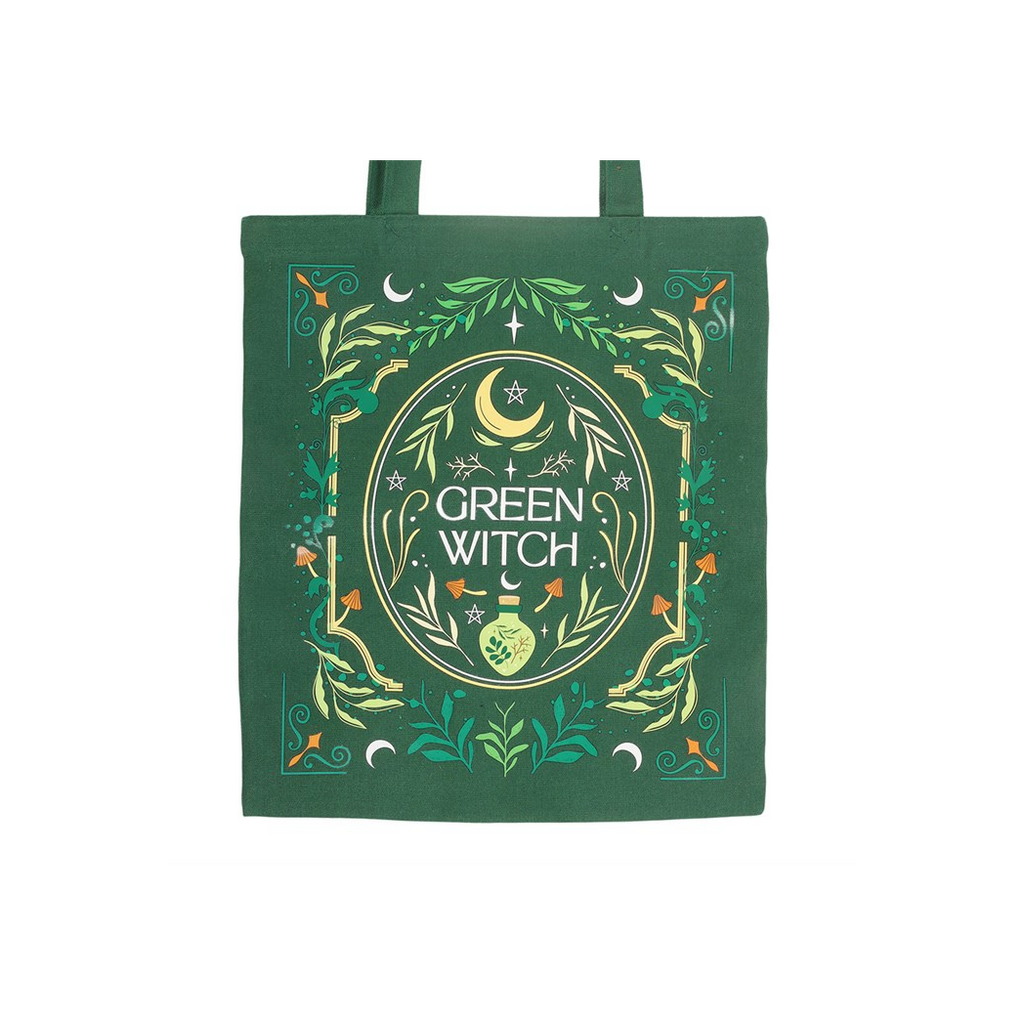 Green Witch Tote Bag